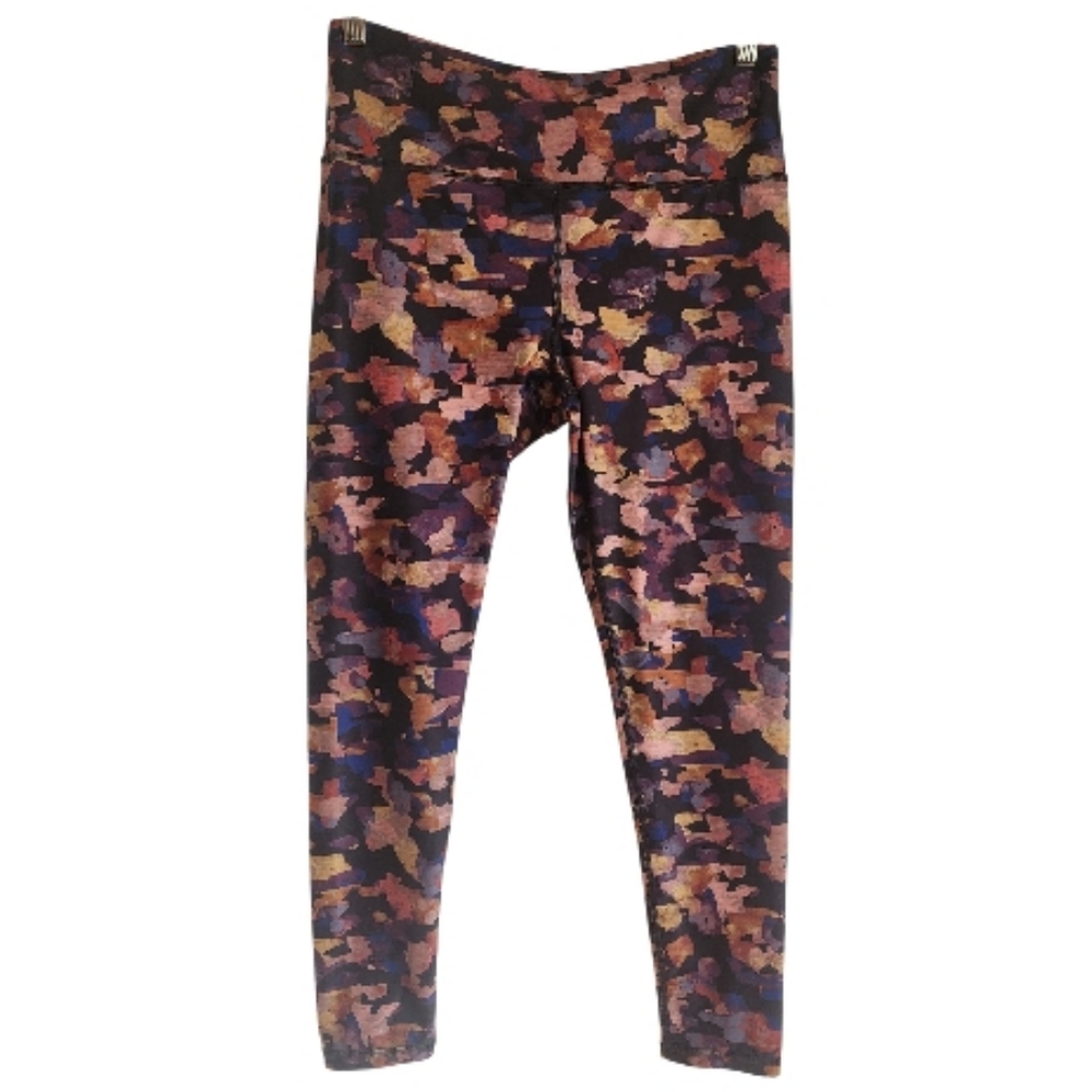 Prana 7/8 Leggings Impressa Fall Daze Color Palette Sz‎ L